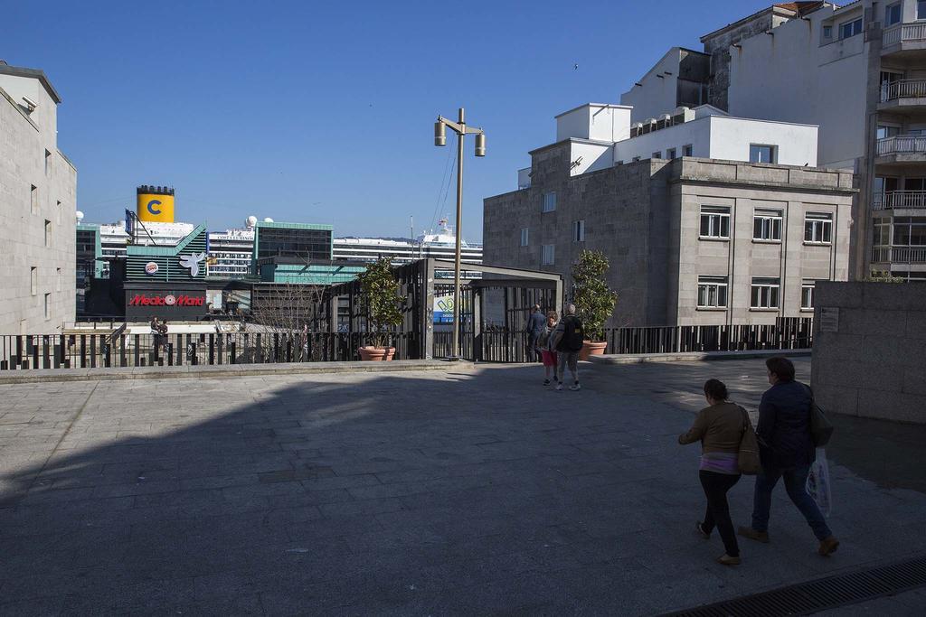 Hostal A Pedra Vigo Bagian luar foto